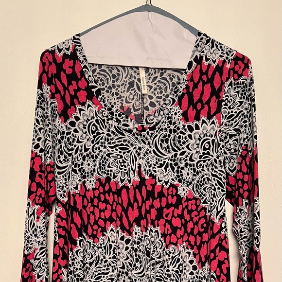 Emma Rose Tops - Emma Rose Leopard Print Tunic